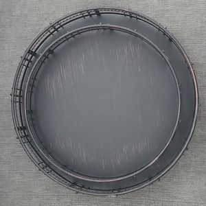 Metal Serving Trays | Set of 2